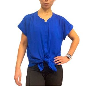 Express Blouse- Blue